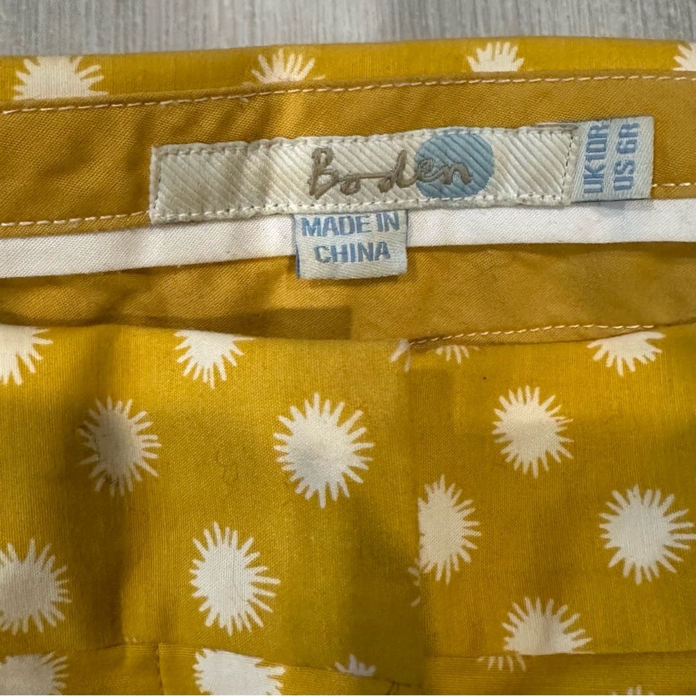 Boden Bistro Crop Slim Tapered Straight Leg Pants Size 6 - Picture 5 of 6